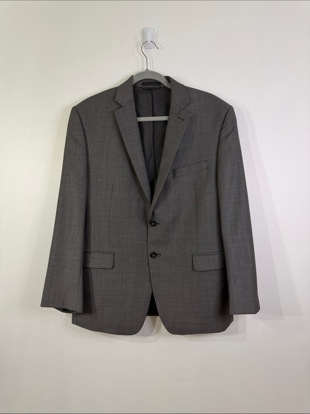 Calvin Klein Men’s Slim Fit Wool Suit Jacket